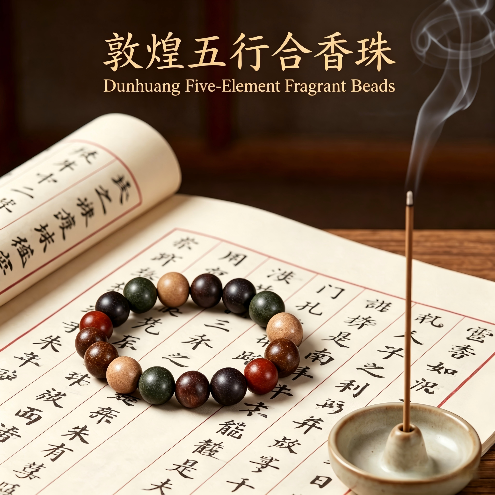 Dunhuang · Five Elements Fragrant Beads