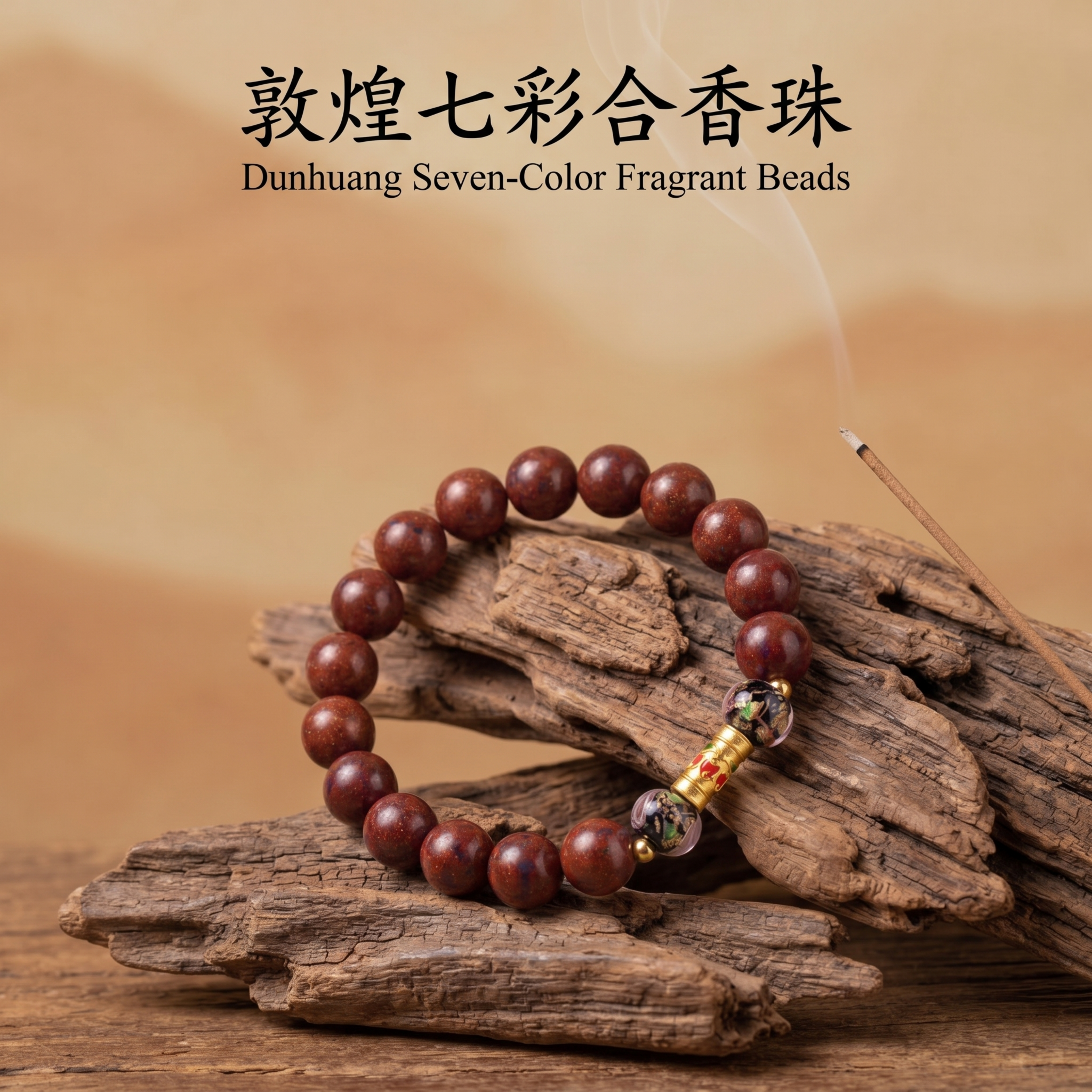 Dunhuang · Seven-Color Fragrant Crystal Beads