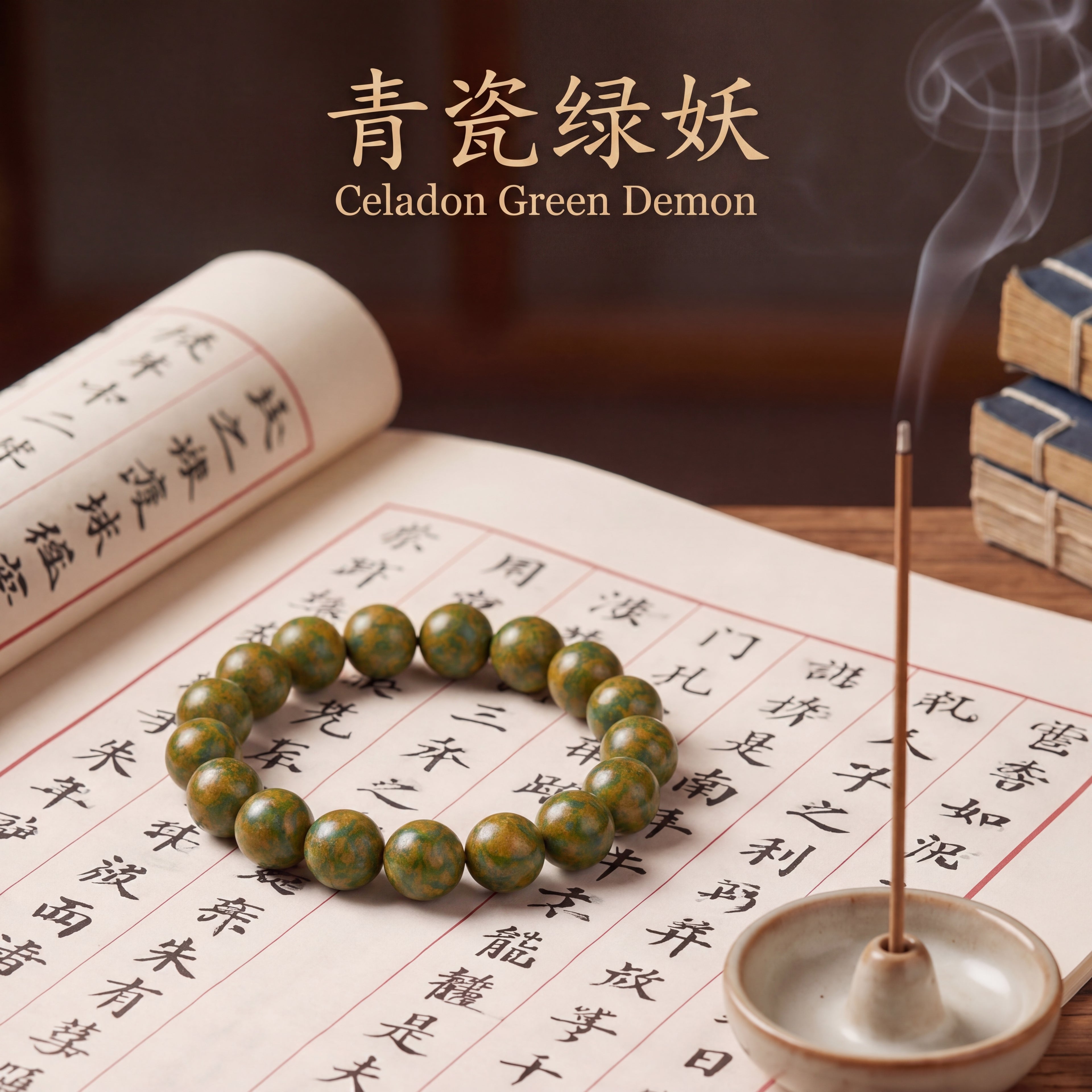Dunhuang · Celadon Green Demon